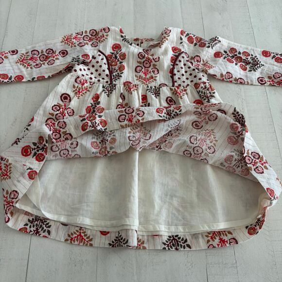 Bohemian Vibes Pink Chicken New York Dress Baby Girl 12-18 Months EUC - Picture 4 of 6